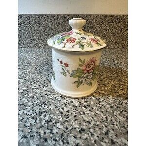 Vintage Royal Staffordshire Sugar Bowl Bone China Made In England Pagoda